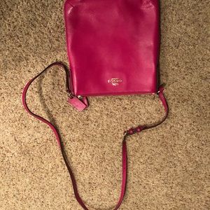 Hot pink cross body